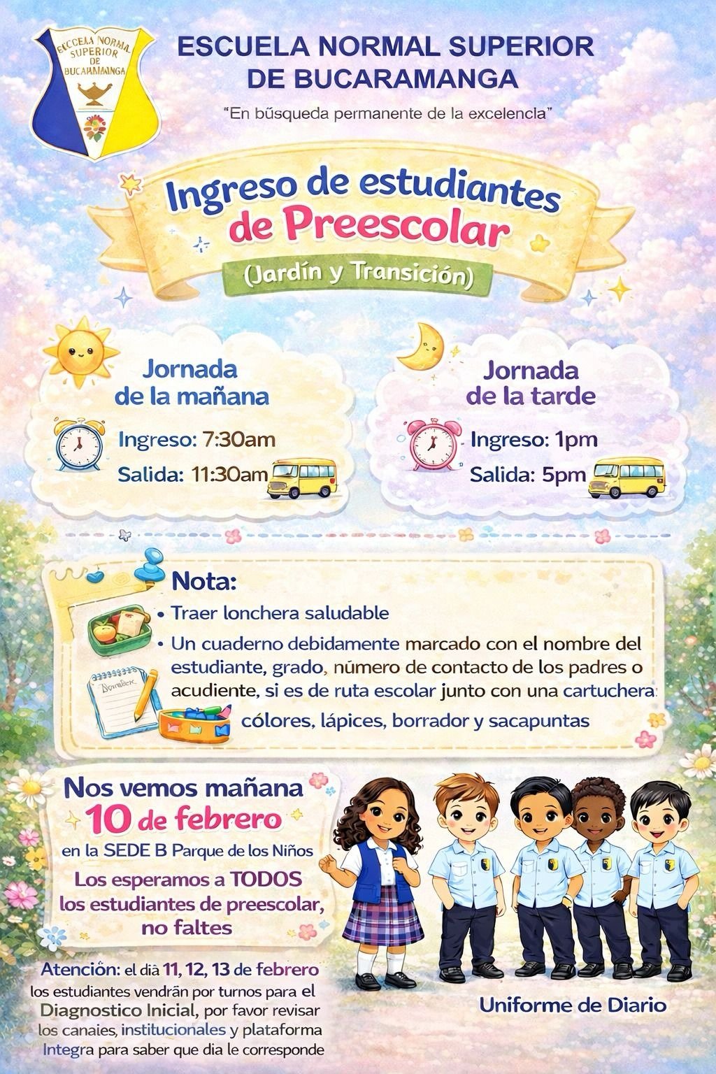 fechas y orientaciones